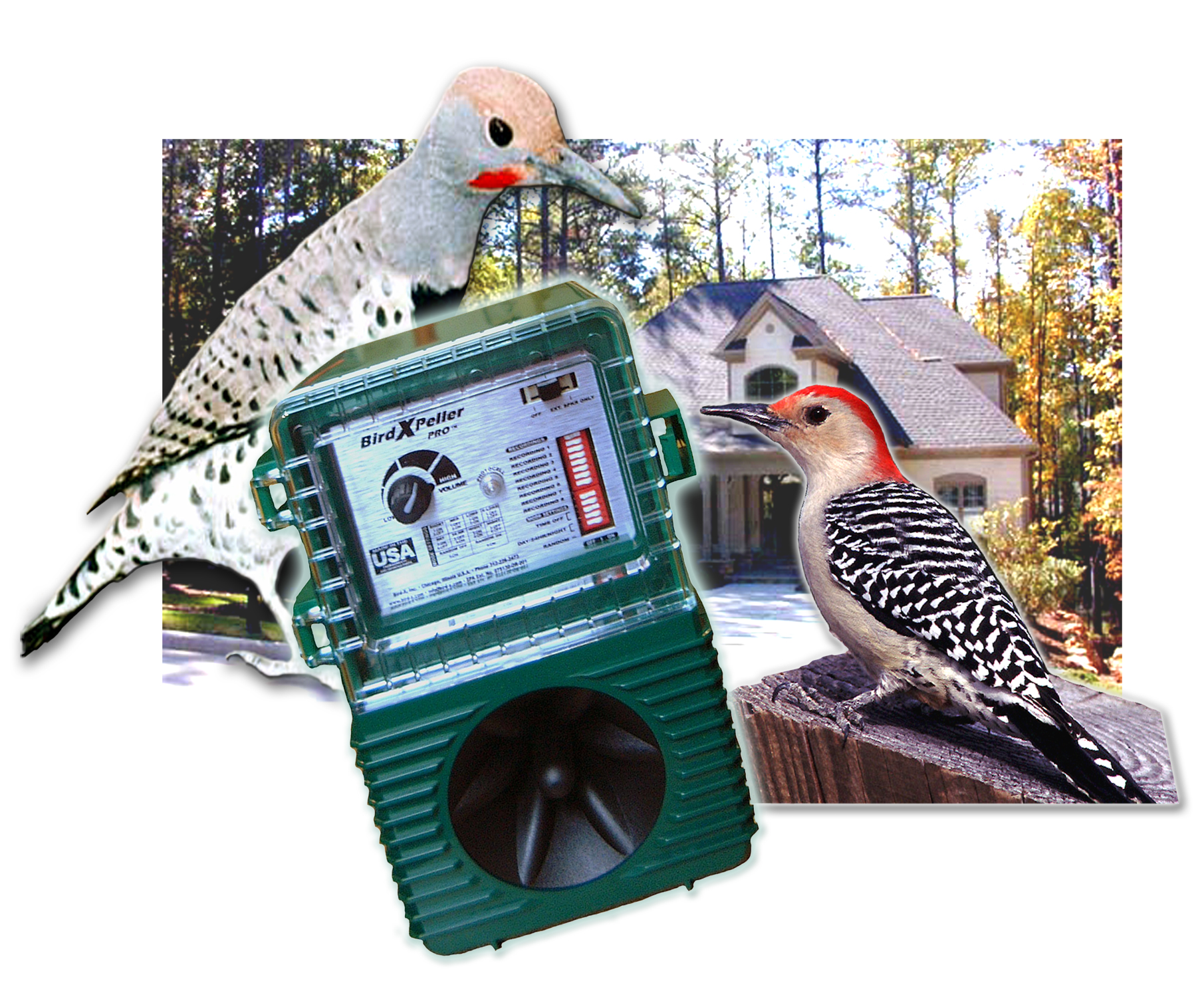 Birdxpeller Pro Electronic Bird Repeller