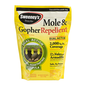 mole repellent sweeney gopher 4lb granular bag